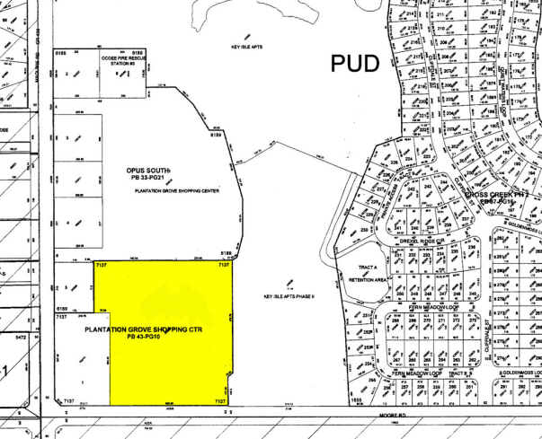 Moore Rd, Ocoee, FL for lease - Plat Map - Image 1 of 1