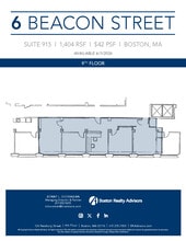 6 Beacon St, Boston, MA for lease Floor Plan- Image 1 of 1