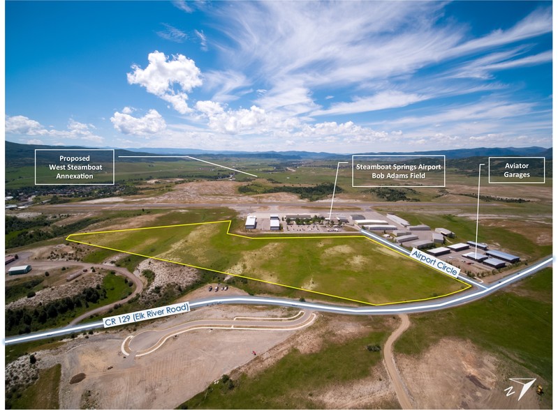 0 Airport Cir, Steamboat Springs, CO for sale - Aerial - Image 1 of 1