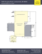 7325 Douglas Rd, Lambertville, MI à louer Plan d’étage- Image 1 de 1