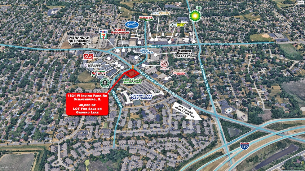 1821 Irving Park Rd, Schaumburg, IL for lease - Building Photo - Image 2 of 3