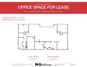 2801 Lakeside Dr, Bannockburn, IL for lease Floor Plan- Image 1 of 1