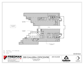 300 Galleria Officentre, Southfield, MI for lease Floor Plan- Image 2 of 2