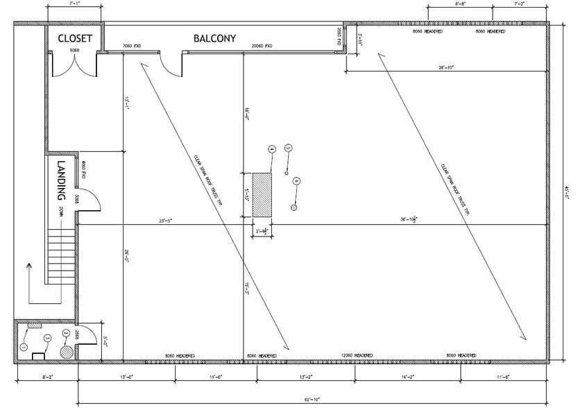 108 E Mill Ave, Porterville, CA à louer - Plan d’étage - Image 2 de 9