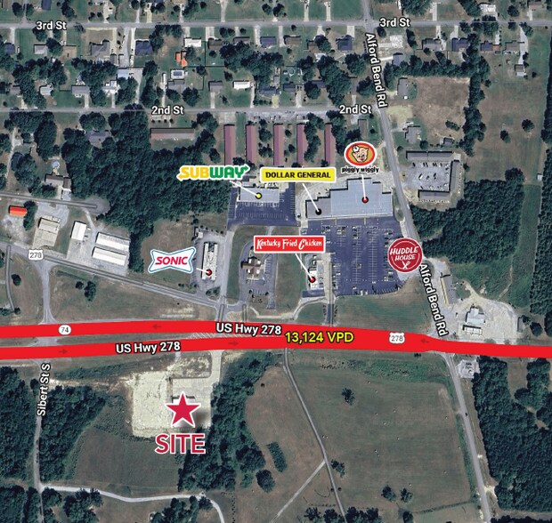 5545 US Highway 278 E, Hokes Bluff, AL à louer - Photo du bâtiment - Image 2 de 2