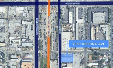 7050 Deering Ave, Canoga Park, CA - AERIAL  map view