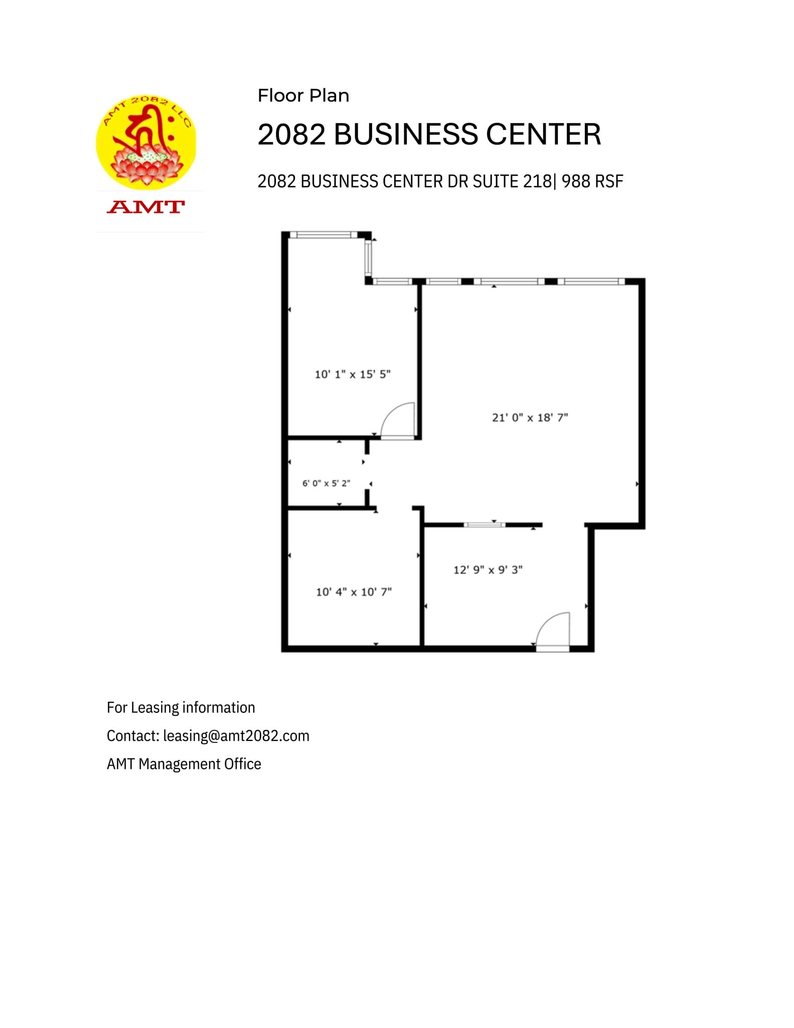 2082 Business Center Dr, Irvine, CA à louer Plan de site- Image 1 de 1