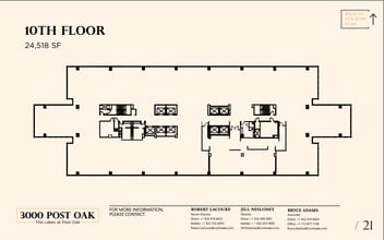 3000 Post Oak Blvd, Houston, TX for lease Floor Plan- Image 1 of 1