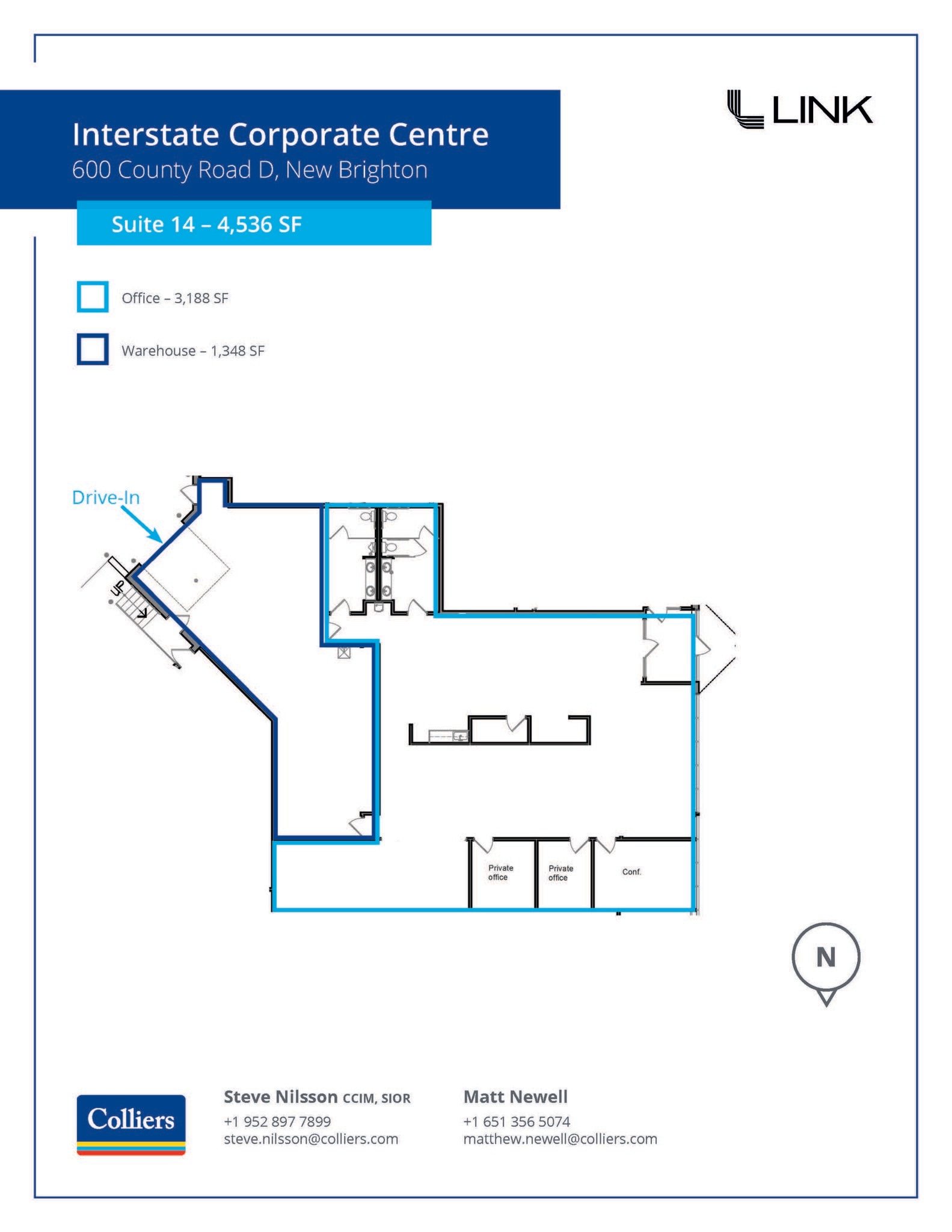 550-600 County Road D W, New Brighton, MN for lease Floor Plan- Image 1 of 1