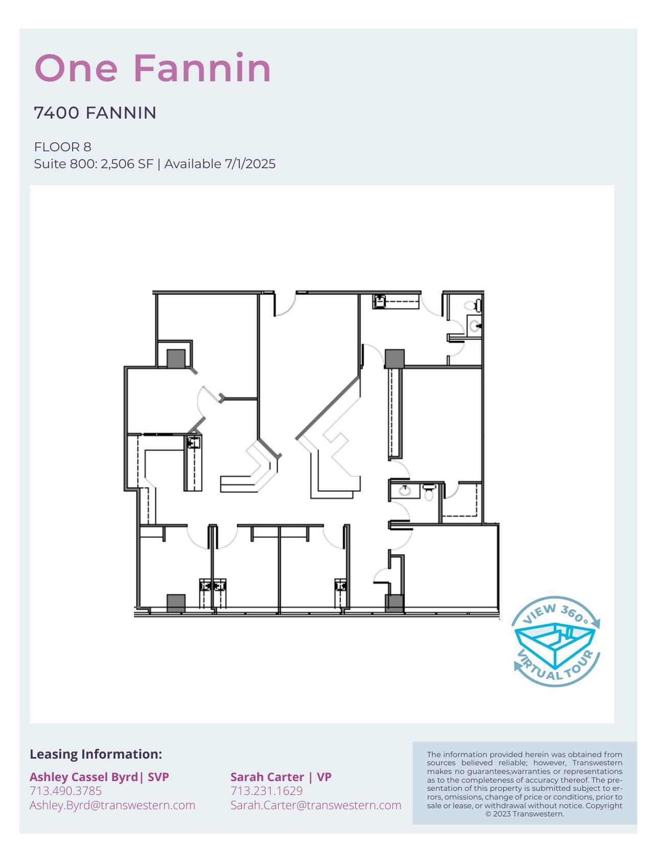 7400 Fannin St, Houston, TX for lease Floor Plan- Image 1 of 1