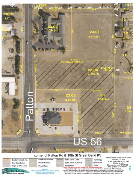 10th & Patton Rd, Great Bend, KS à vendre - Photo du bâtiment - Image 1 de 1
