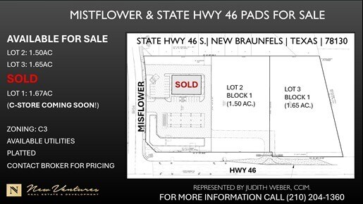 Mistflower & Hwy 46, New Braunfels, TX à vendre - Photo du bâtiment - Image 1 de 3