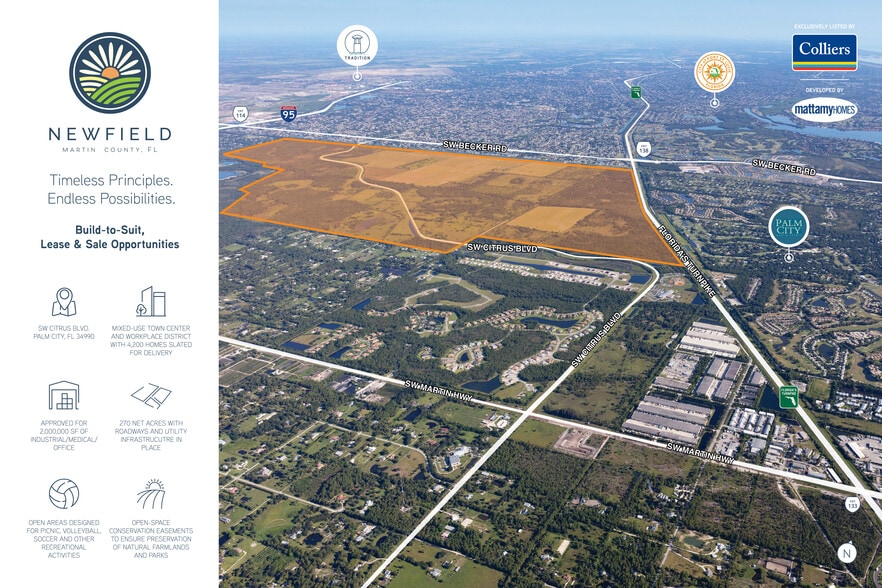 SW Citrus Blvd & Florida's Turnpike, Palm City, FL for sale - Building Photo - Image 2 of 2