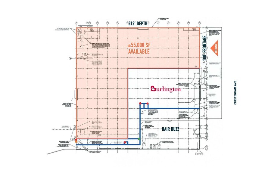 2471 W Cheltenham Ave, Wyncote, PA à louer - Plan de site - Image 2 de 3