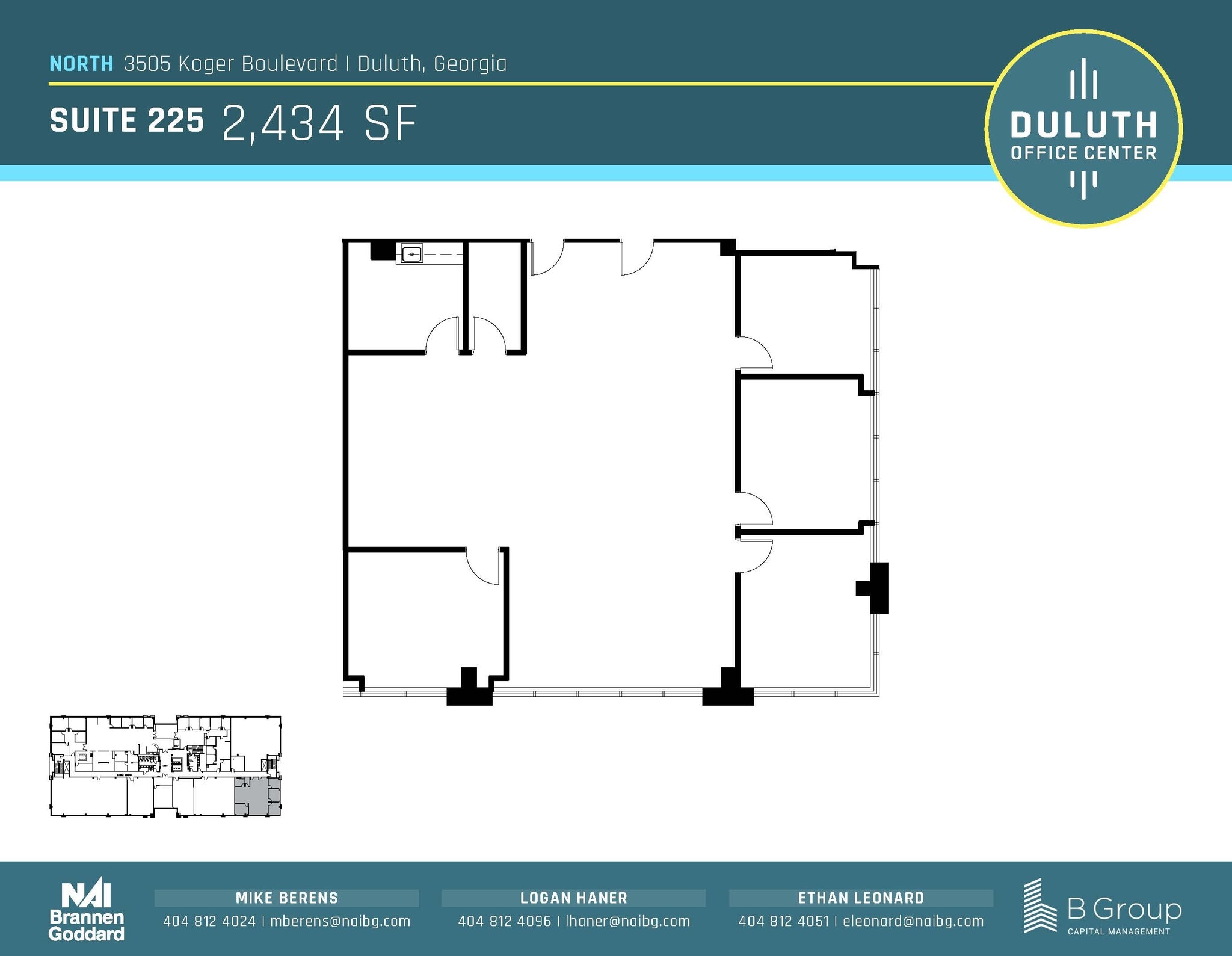 3505 Koger Blvd, Duluth, GA for lease Floor Plan- Image 1 of 1