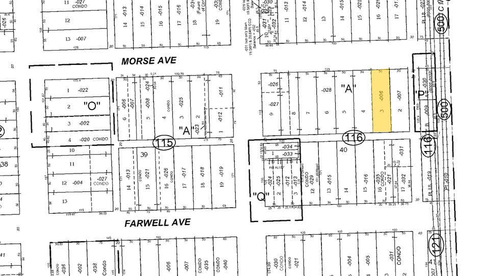 1415-1417 W Morse Ave, Chicago, IL à vendre - Plan cadastral - Image 1 de 1