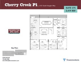 3131 S Vaughn Way, Aurora, CO for lease Site Plan- Image 2 of 2