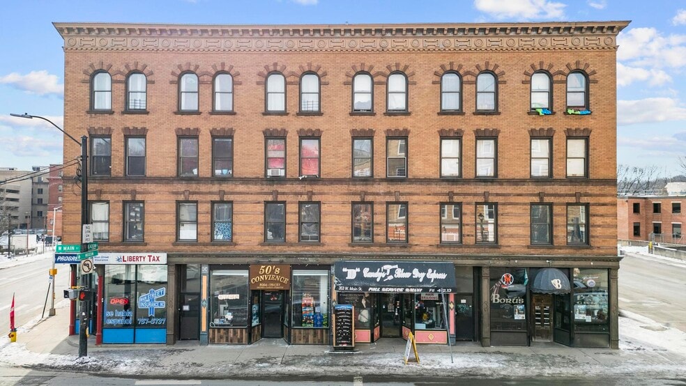 343-357 W Main St, Waterbury, CT à vendre - Photo du bâtiment - Image 2 de 13