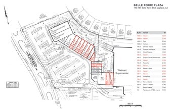 1800 W Airline Hwy, La Place, LA à louer Plan de site- Image 1 de 3