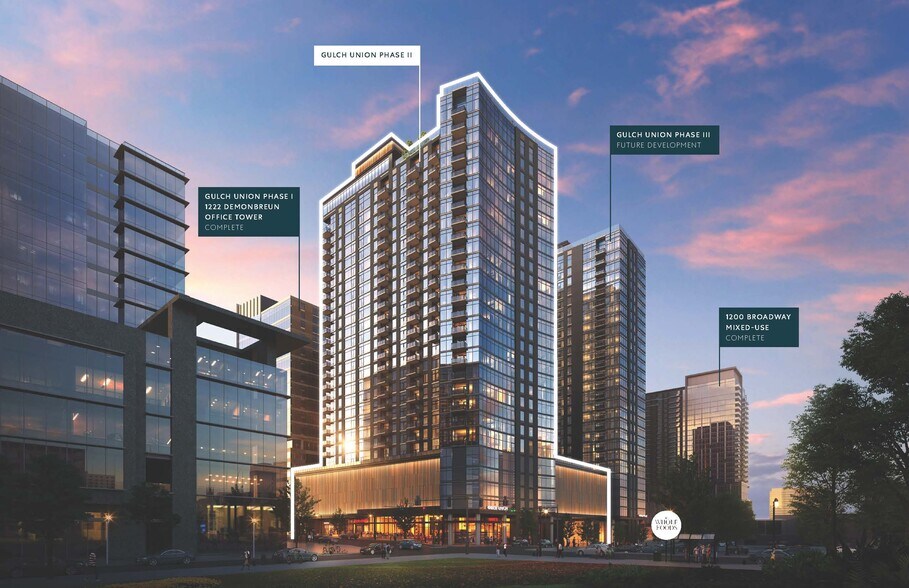 1212 Demonbreun St, Nashville, TN à louer - Photo du bâtiment - Image 2 de 13