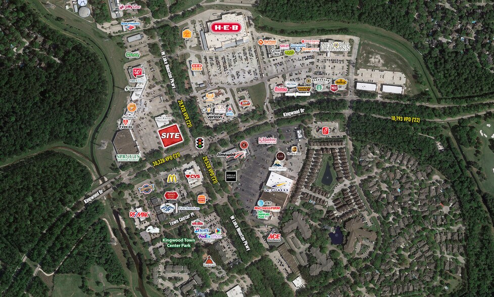 4407 Kingwood Dr, Kingwood, TX à louer - Photo du bâtiment - Image 2 de 3