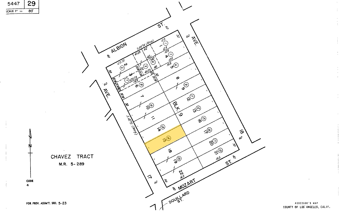 332-338 S Avenue 17 Ave, Los Angeles, CA à louer Plan cadastral- Image 1 de 2