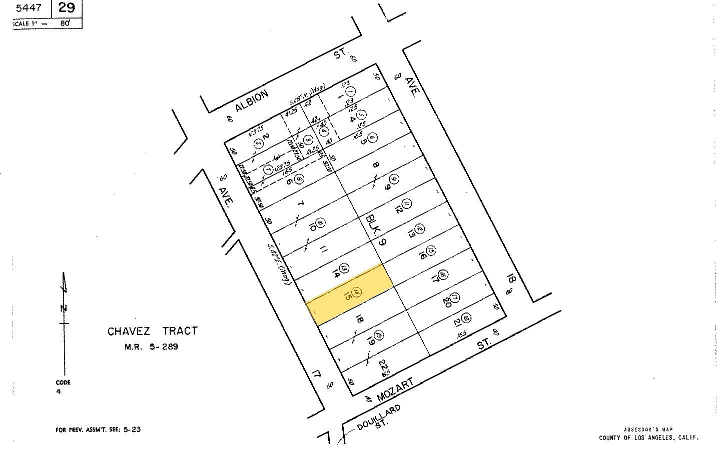 332-340 S Avenue 17, Los Angeles, CA for lease Plat Map- Image 1 of 2