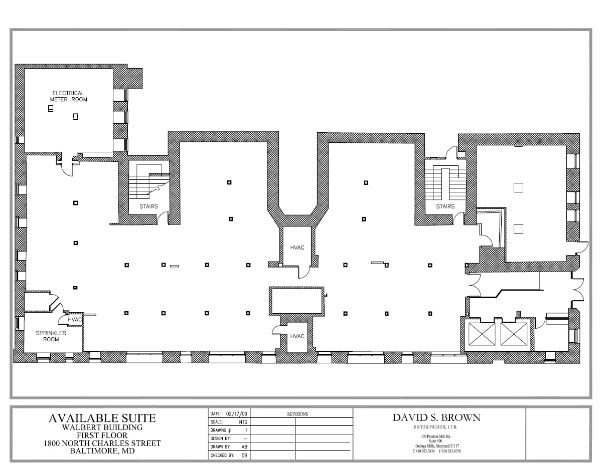 1800 N Charles St, Baltimore, MD for lease Floor Plan- Image 1 of 1