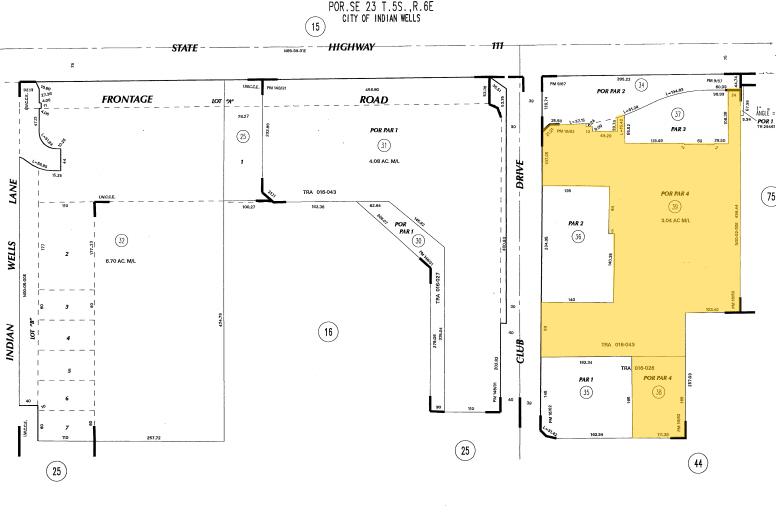 45140-45280 Club Dr, Indian Wells, CA à louer - Plan cadastral - Image 2 de 6