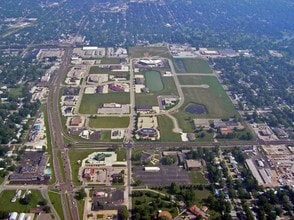 Linton Ave, Springfield, IL - Aérien  Vue de la carte