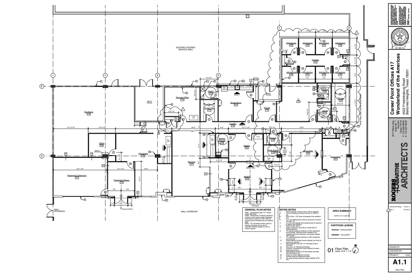 4522 Fredericksburg Rd, San Antonio, TX à louer Plan d’étage- Image 1 de 1