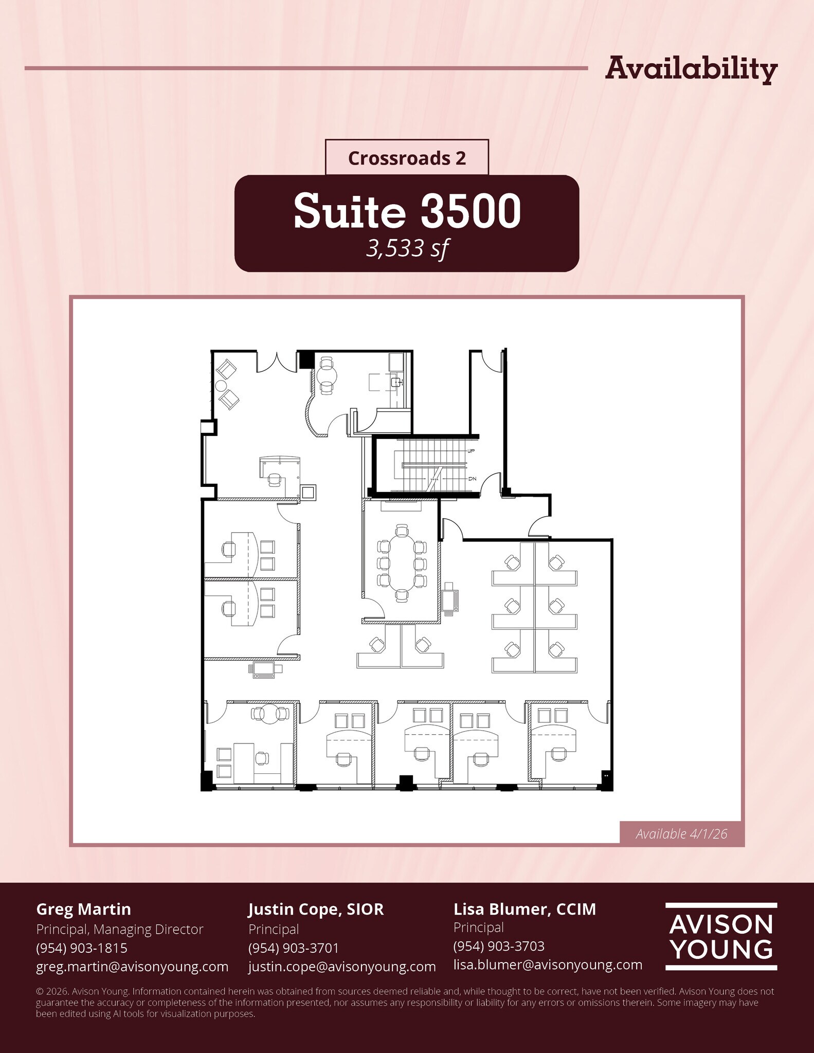 8151 Peters Rd, Plantation, FL à louer Plan d’étage- Image 1 de 1