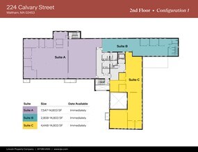 224 Calvary St, Waltham, MA for lease Site Plan- Image 1 of 1