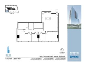 3630 Peachtree Rd NE, Atlanta, GA for lease Floor Plan- Image 1 of 1
