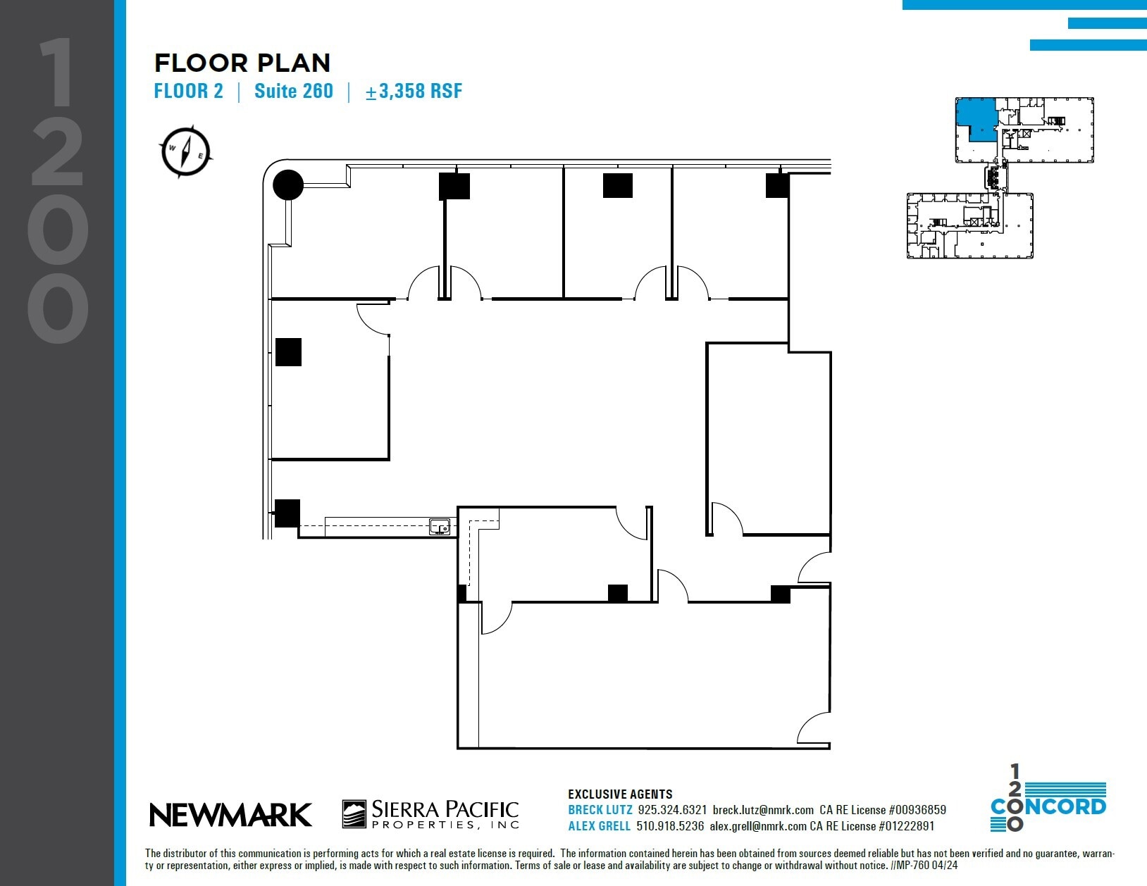 1200 Concord Ave, Concord, CA for lease Floor Plan- Image 1 of 1