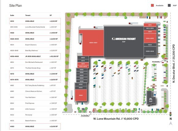 4810-4920 Lone Mountain Rd, Las Vegas, NV à louer - Photo du bâtiment - Image 2 de 3