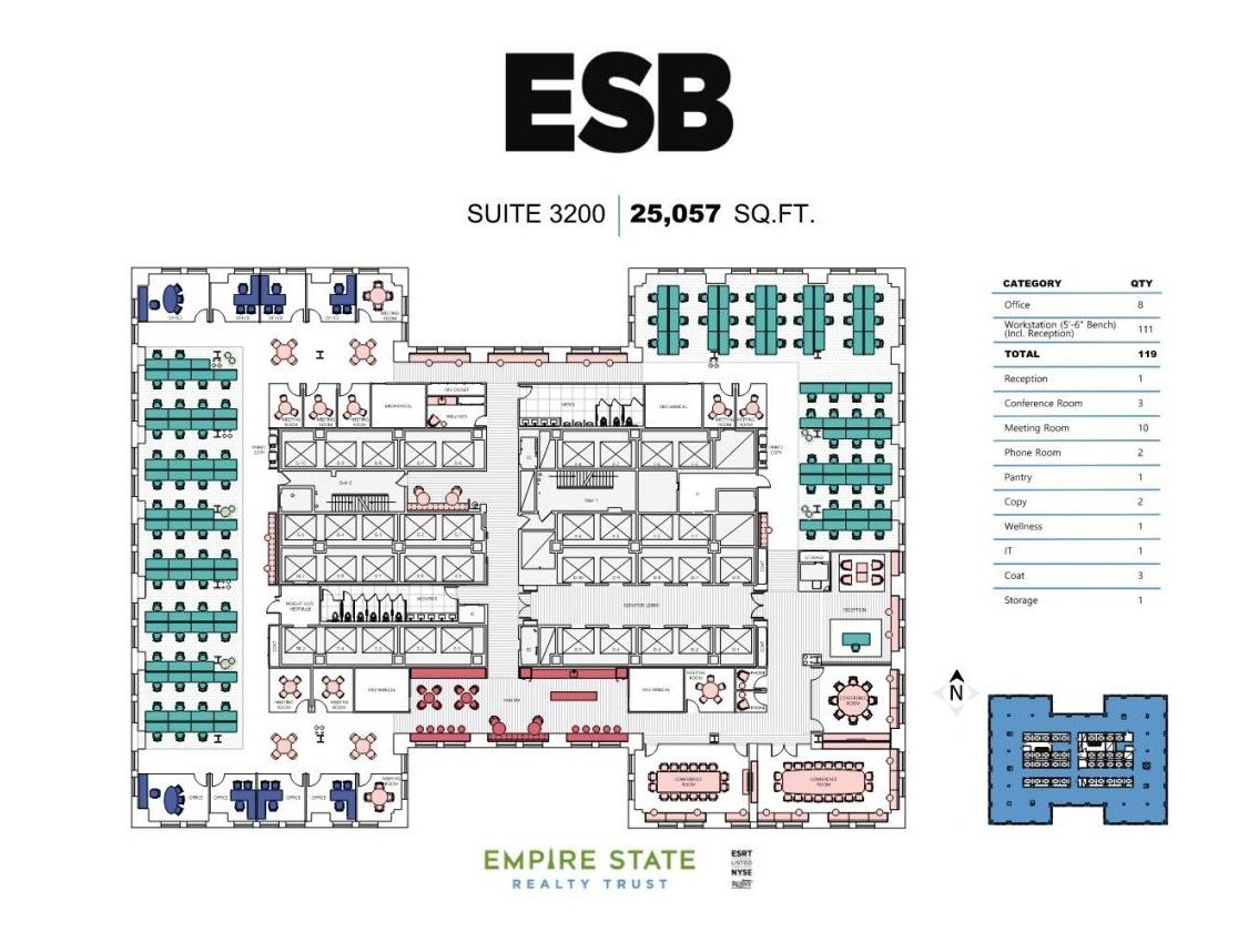 350 Fifth Ave, New York, NY for lease Floor Plan- Image 1 of 43