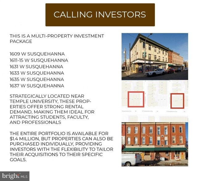 1635 W Susquehanna Ave, Philadelphia, PA for sale - Building Photo - Image 2 of 2