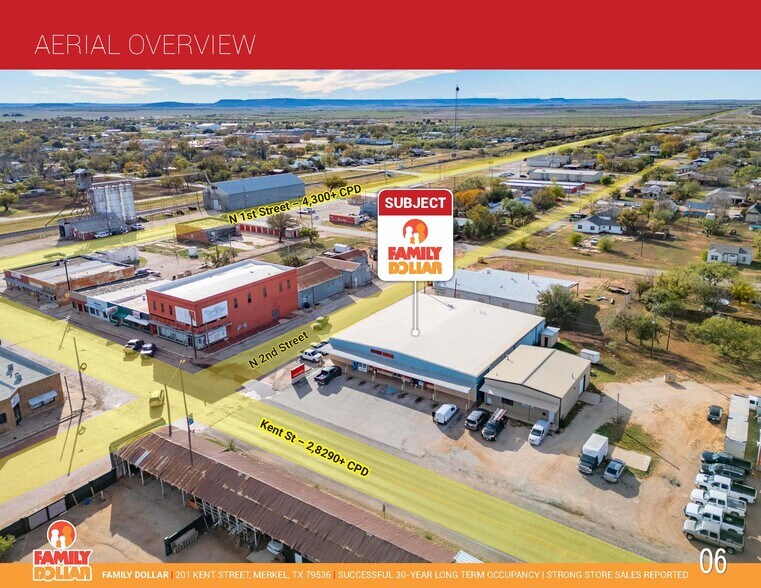 201 Kent St, Merkel, TX à vendre - Photo du bâtiment - Image 2 de 9