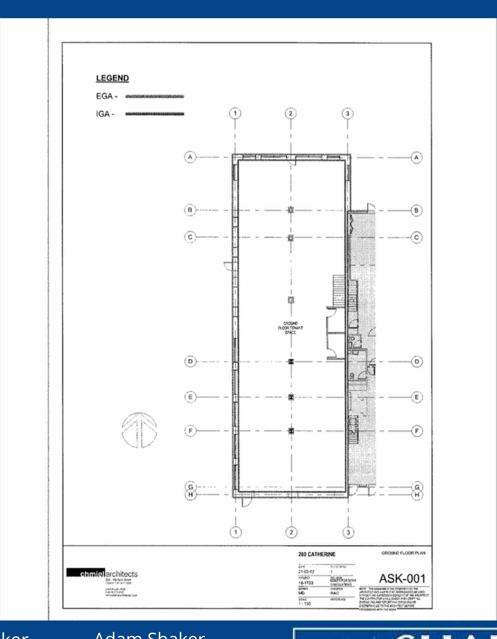 280 Catherine St, Ottawa, ON à louer Plan d’étage- Image 1 de 6