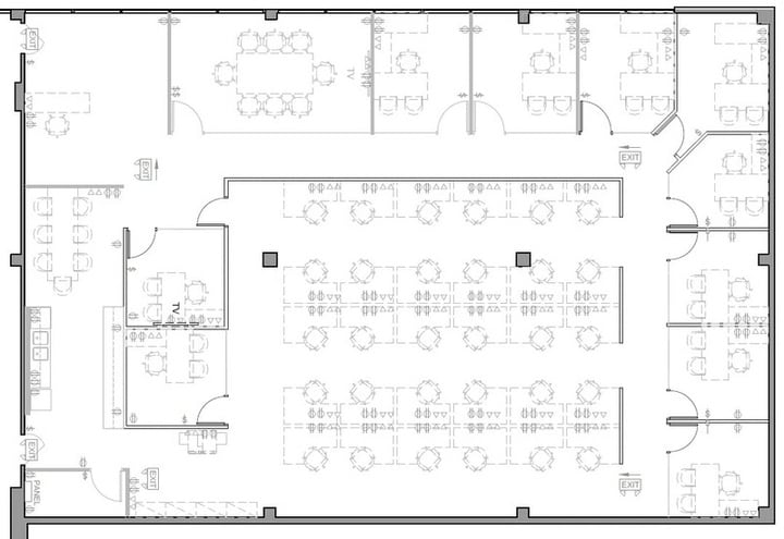6120 2nd St SE, Calgary, AB for lease Floor Plan- Image 1 of 2