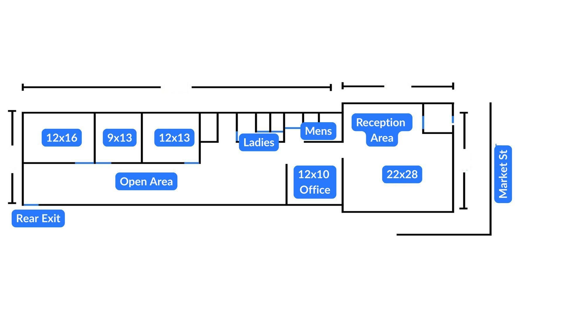 139 W Market St, West Chester, PA à louer Plan d’étage- Image 1 de 55