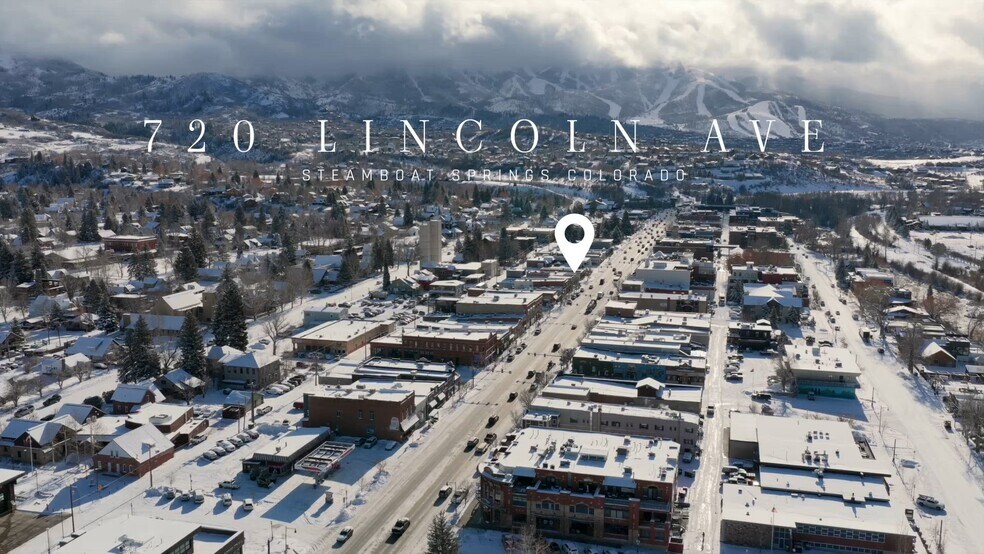 720 Lincoln Ave, Steamboat Springs, CO à vendre - Vidéo sur l’inscription commerciale - Image 2 de 9