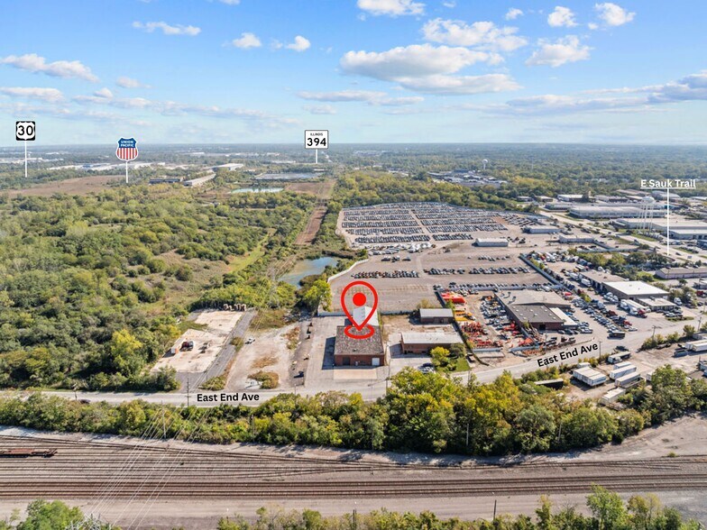 3001 E End Ave, Chicago Heights, IL à vendre - Aérien - Image 2 de 18