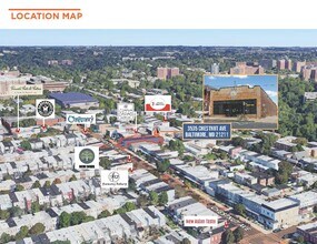 3535 Chestnut Ave, Baltimore, MD - AÉRIEN  Vue de la carte - Image1