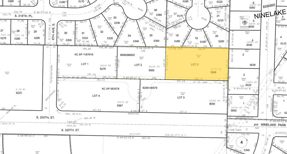 720 S 320th St, Federal Way, WA à louer - Plan cadastral - Image 3 de 14