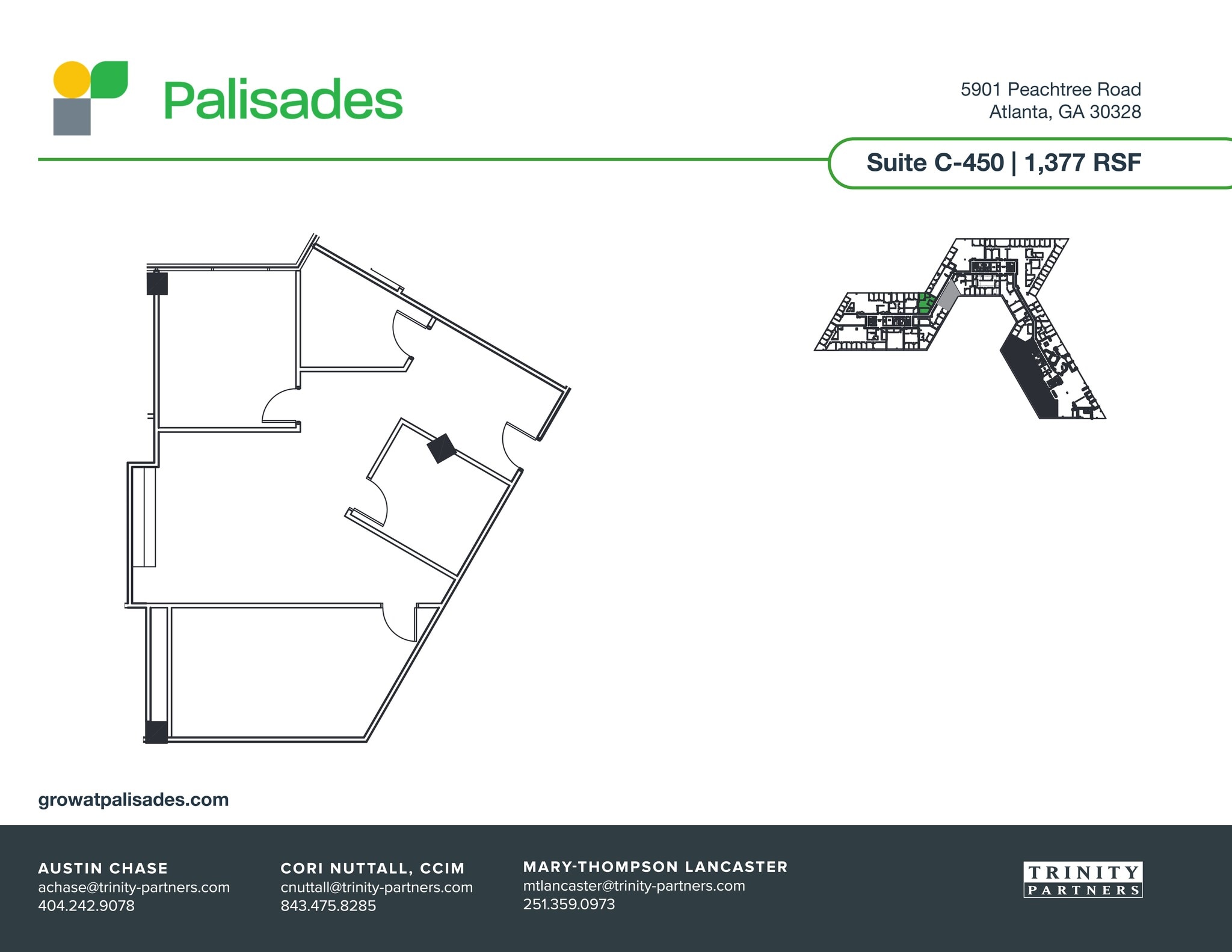 5901 Peachtree Dunwoody Rd NE, Atlanta, GA à louer Plan de site- Image 1 de 1