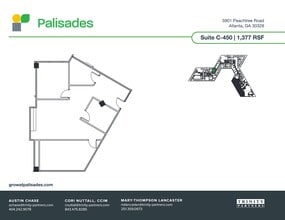 5901 Peachtree Dunwoody Rd NE, Atlanta, GA à louer Plan de site- Image 1 de 1