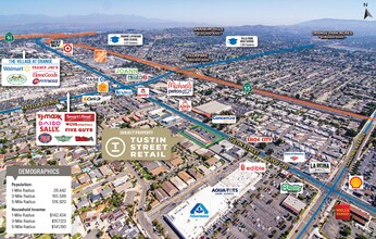 1018-1046 N Tustin St, Orange, CA - AERIAL  map view - Image1