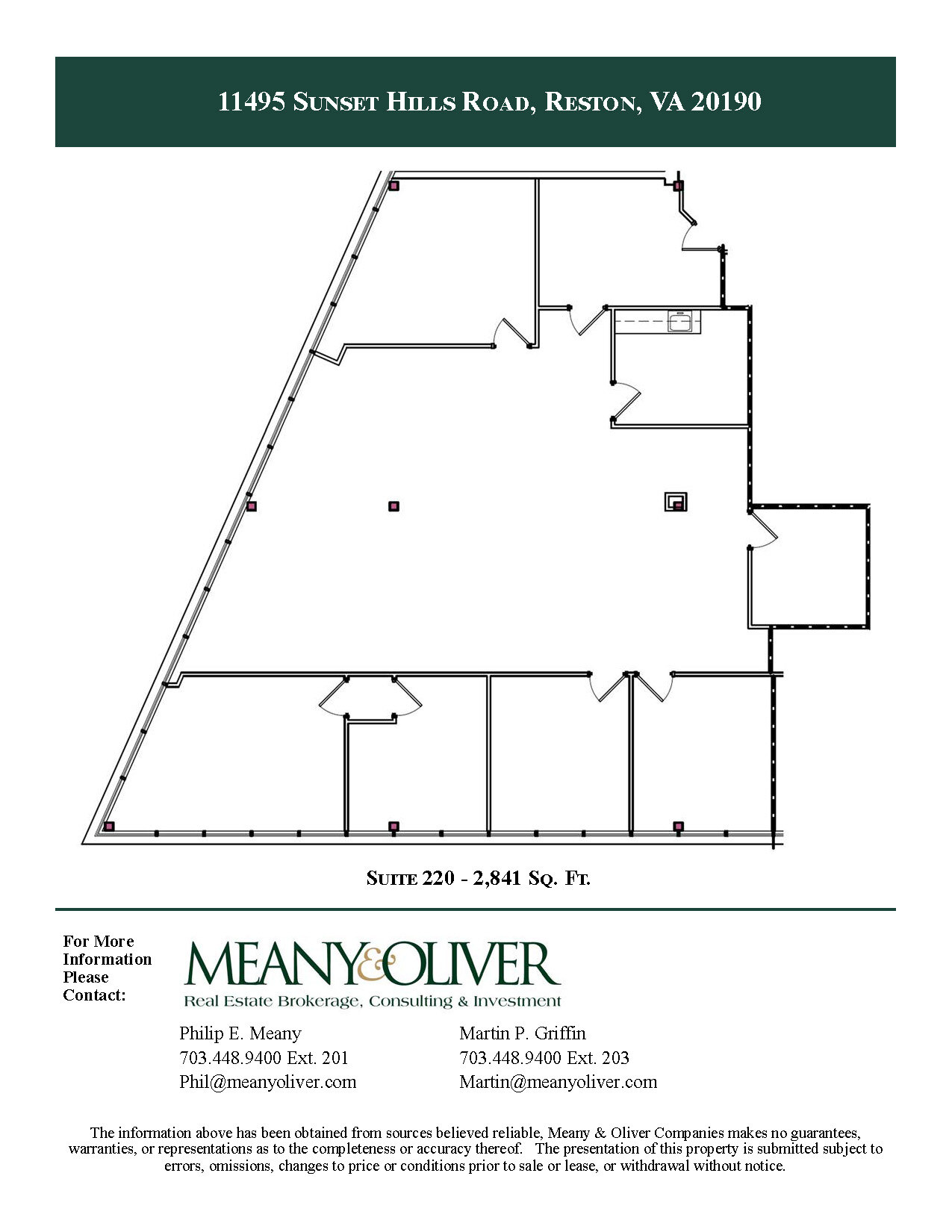 11495 Sunset Hills Rd, Reston, VA à louer Plan d  tage- Image 1 de 1